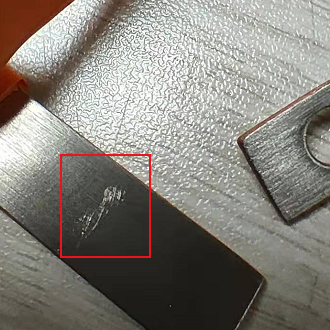 铜软连接镍片划痕