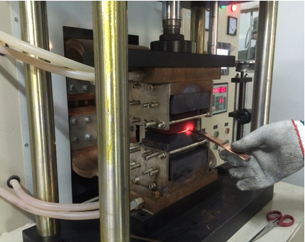 铜软连接焊接工序